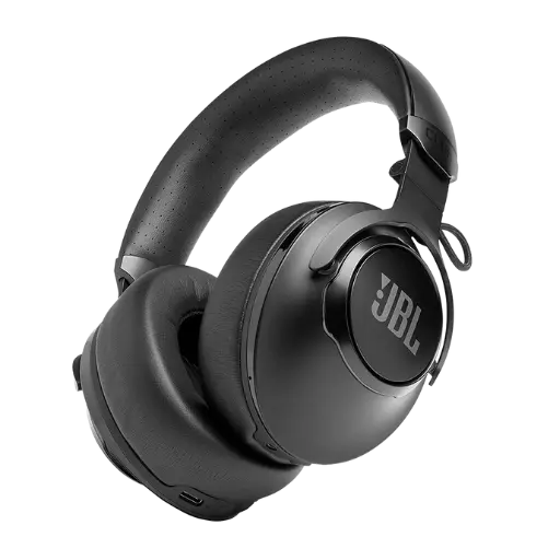 JBL Club 950 NC noir – Casque supra-aural sans fil à réduction de bruit – Connexion Bluetooth et assistant vocal – Pliable avec une autonomie de 55h – Noir