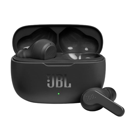 JBL Wave 200TWS – Écouteurs intra-auriculaires véritablement sans fil - Avec technologie Bluetooth et assistant vocal – Autonomie jusqu'à 25 hrs – Étui de recharge inclus - Blanc