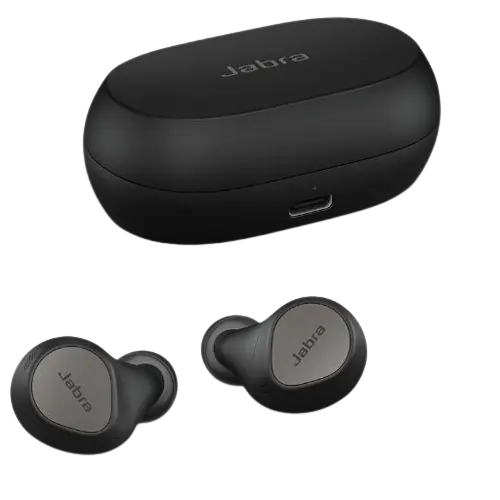 Jabra Elite 7 Pro Écouteurs Bluetooth intra auriculaires - réduction de bruit active réglable True Wireless - Design compact - Jabra MultiSensor Voice pour des appels clairs - Noir titane