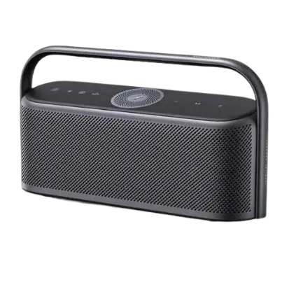 soundcore Motion x600 Enceinte Bluetooth Puissante avec Audio Spatial Haute résolution sans Fil, Son 50 W, étanche IPX7, Longue durée de Lecture 12 h, égaliseur Pro, poignée intégrée, entrée AUX