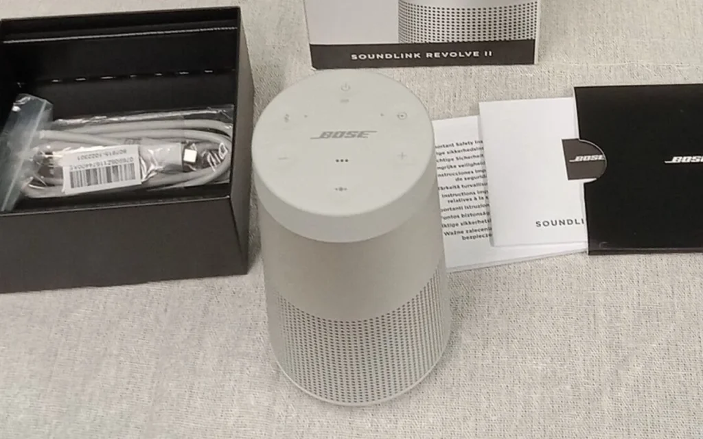 Design de l'enceinte Bluetooth Bose SoundLink Revolve II
