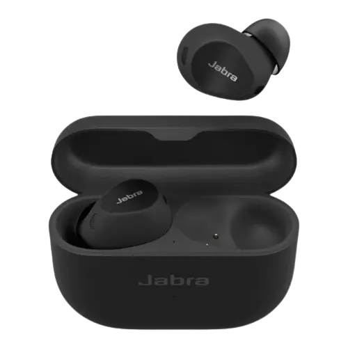 Jabra Elite 10 - Écouteurs sans Fil Bluetooth Intra-Auriculaires - Technologie Advanced Active Noise Cancellation - 6 Microphones intégrés, Son Dolby Atmos - Noir Brillant