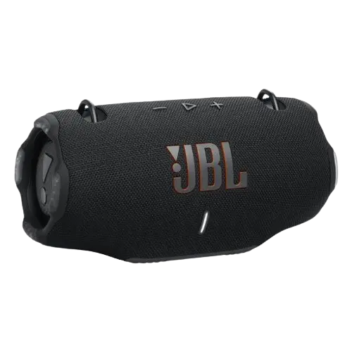 JBL Xtreme 4, Enceinte Portable Bluetooth avec Son Pro, jusqu'à 24h d'autonomie, Recharge Rapide, Étanche Indice IP67, bandoulière Incluse, en Noir